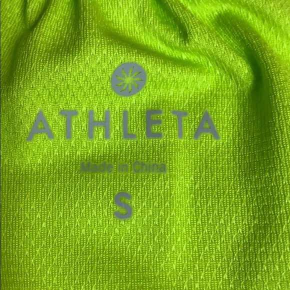 Athleta Lime Green Long Sleeve Small - Picture 6 of 8